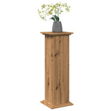 Display Stand with Storage Artisan Oak 31x30x90 cm Engineered Wood 854615