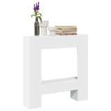 Fireplace Surround White 81x18x82 cm Engineered Wood 854598