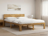 Double Bed Frame with Headboard ROSTOCK White 120 x 200 cm 903421
