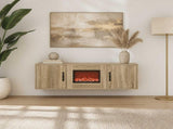 Electric Fireplace Sonoma 110 x 30 x 36.5 cm Engineered wood 8021025