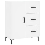 Highboard White 69.5x34x180 cm Engineered Wood 3189445