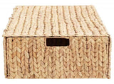 Storage Box Natural 75 x 42 x 23 cm Water hyacinth 42020146