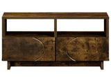 TV Stand 60 x 34.5 x 40 cm Smoked Oak Engineered Wood 8011464