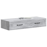 Wall-Mounted Side Table Grey Sonoma 87.5 x 34.5 x 17 cm 899351