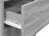 Computer Tower Stand with Drawer Grey Sonoma 30x44x74 cm 858736