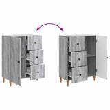 Sideboard Grey Sonoma 66 x 34.5 x 90 cm Engineered Wood 894171