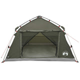 Instant Tent Water-resistant 4-Person Army Green 42042273
