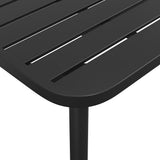 Garden Dining Set Anthracite Powder-Coated Steel Large Stackable 3187996
