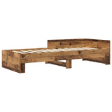Bed Frame with Headboard Old Wood 80 x 200 cm Engineered Wood 8009038