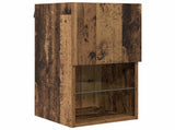 TV Wall Units with LED with LED 6 pcs Old Wood Engineered Wood 3402955