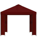 Gazebo 3 x 3 m Burgundy Polyester and Steel 190 gsm 900359