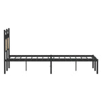 Bed Frame without Mattress Sonoma Oak 120x190 cm Small Double Engineered Wood 4106789