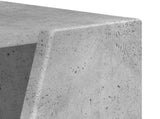 Side Shelf Concrete Grey 33 x 32 x 70.5 cm Engineered Wood 892410
