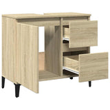 Bathroom Cabinet Sonoma Oak 65x33x60 cm Engineered Wood 847405