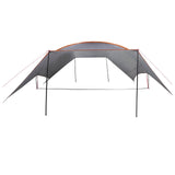 Camping Tarp Water-resistant Grey and Orange 695 x 580 x 200 cm 42028597