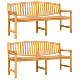 3 Piece Garden Dining Set Solid Wood Teak 3157946
