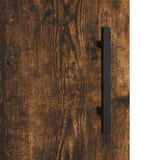 Highboard Smoked Oak 69,5x34x180 cm Engineered Wood 3199902