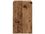 Bedside Table 2 pcs Old Wood 35 x 32 x 68.5 cm Engineered Wood 8000641