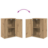 TV Cabinet Set Wall-mounted 4 pcs Artisan Oak Engineered wood 3397903