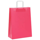 Paper Bags 250 pcs with Handles Pink 26x12x35 cm 4101898