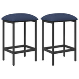 Bar Stool 2 pcs Blue 40 x 32 x 64 cm Engineered Wood 8006168