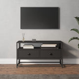 TV Cabinet Black 80x35x45 cm Engineered Wood 826310