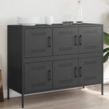 Sideboard Black 100.5x39x79 cm Steel 843096