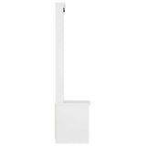 Hall Tree SANDNES White 45x40x159.5 cm Solid Wood Pine 4010480