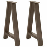 Dining Table Legs A-Shaped 2 pcs 50x cm Steel 4012847
