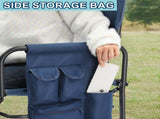 Folding Camping Directors Chair, Portable Folding Outdoor Chair with Built-in Cup Holder, Side 61743827