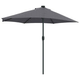 Garden Parasol Anthracite 294 x 150 x 224 cm 42003269