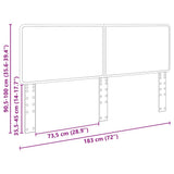 Headboard Artisan Oak Engineered wood 887856
