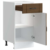 Kitchen Base Cabinet Lucca Brown Oak Engineered Wood 853714
