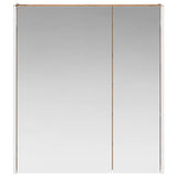 Bathroom Mirror Cabinet Old Wood 63.5 x 15.5 x 70 cm 889245