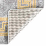 Rug Washable 190x300 cm Grey 337938