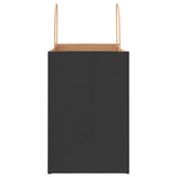 ZNTS Paper Bags 250 pcs with Handles Black 26x17x25 cm 4101647