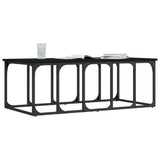 Coffee Table Black 100x50x35.5 cm Engineered Wood 833378