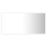LED Bathroom Mirror White 80x8.5x37 cm Acrylic 804924