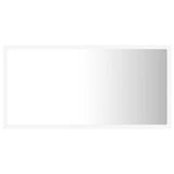 LED Bathroom Mirror White 80x8.5x37 cm Acrylic 804924