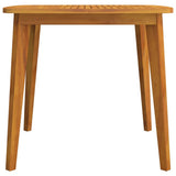 Garden Table Natural Acacia Solid Acacia wood 85x85 cm Durable 310300