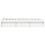 Bed Frame with Storage White 80 x 200 cm Engineered Wood 3429517