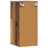 Shoe Cabinets 2 pcs Old Wood 32x35x70 cm Engineered Wood 856705