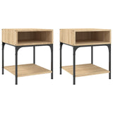 ZNTS Bedside Tables 2 pcs Sonoma Oak 40x41x50 cm Engineered Wood 825876