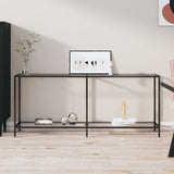 Console Table Transparent 180x35x75.5 cm Tempered Glass 331702