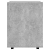 Storage Cabinet Concrete Grey Engineered Wood Standard 808462