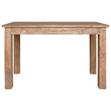 Dining Table Solid Mahogany Wood 120x60x77 cm 244496