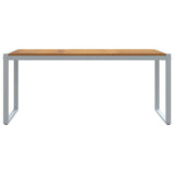 Garden Dining Table Grey 180 x 90 x 75 cm 4010604