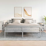 Bedside Cabinets 2 pcs with 2 Drawers Concrete Grey 40x33x60 cm 858567