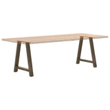 Dining Table Legs A-Shaped 2 pcs 80x cm Steel 4012859