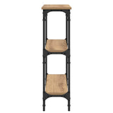 Console Table Artisan Oak 100 x 22.5 x 75 cm Engineered Wood 883504